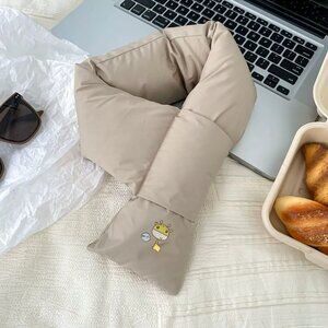 Beige Cartoon Scarf